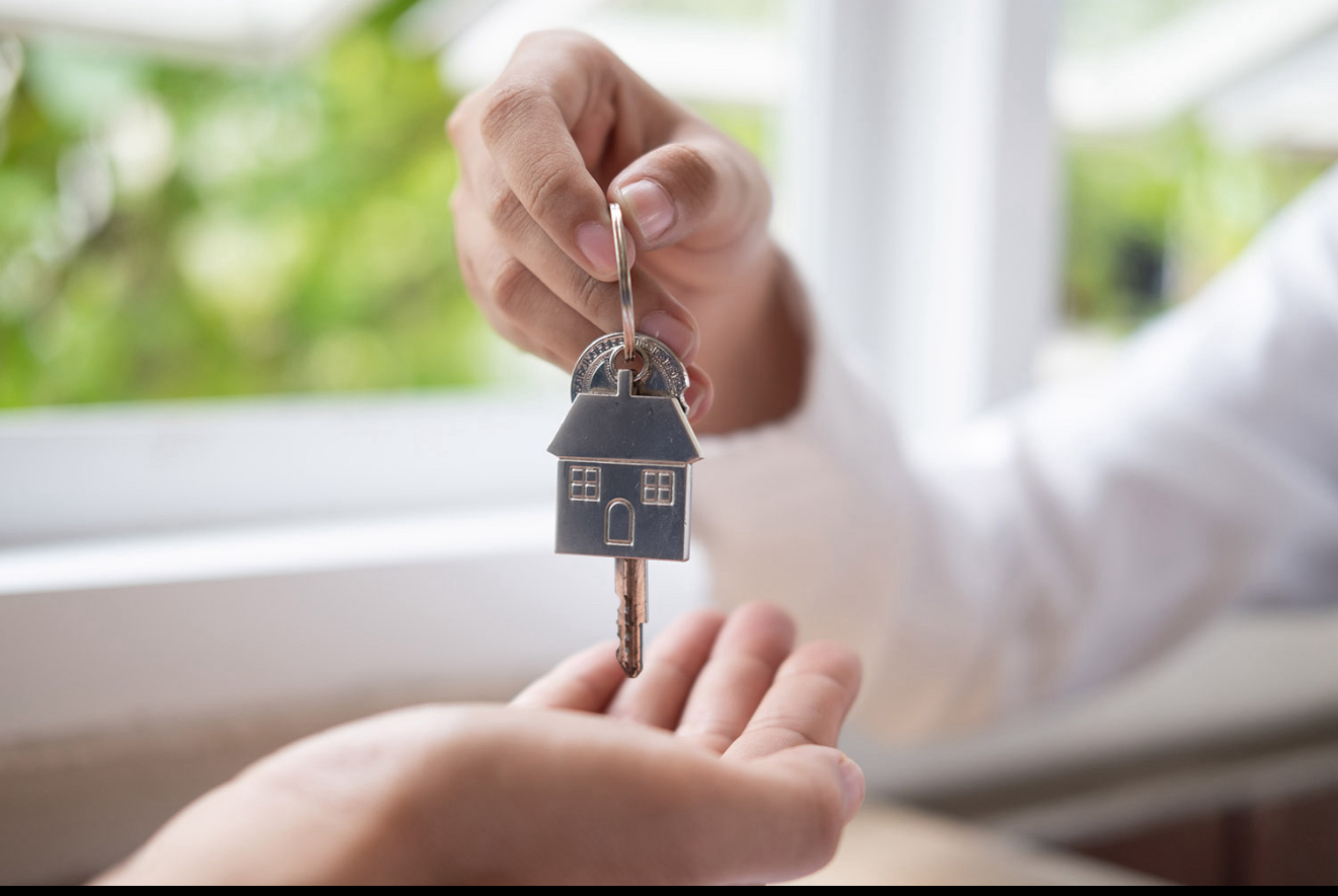 Remise des clés d'un logement aux voyageurs